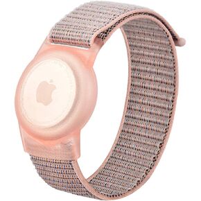 AirTag Bracelet for Kids, AirTag Wristband Kids, AirTag Watch Band Nylon for Kids Children Elder. (Blue)