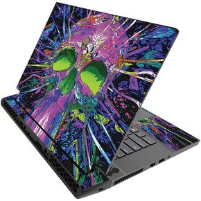 MightySkins Skin for Alienware M15 R3 (2020) & M15 R4 (2021) - Hard Wired | Protective Viny wrap | Easy to Apply and Change Style | Made in The USA