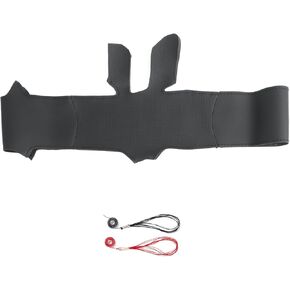 Hand Sewn Microfiber Leather Steering Wheel Cover on Wrap,Fit for Honda Civic 10th 2016-2021 / CR-V 2017-2021 / Clarity 2016-2018 / Breeze 2020-2021 / Crider 2019-2020 / Envix 2019-2020