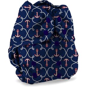 Buttons Cloth Diaper Cover – Snap Super One Size (12-40lbs) (Navy)