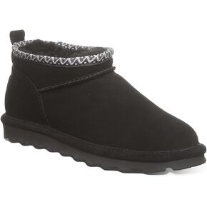 BEARPAW Women's Super Shorty Deco Multiple Colors | Women's Ankle Boot | Women's Slip On Boot | Comfortable Winter Boot