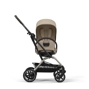 CYBEX Eezy S Twist +2 V2 Baby Stroller with 360° Rotating Seat for Infants 6 Months and Up - Compatible with CYBEX Car Seats, Dark Blue