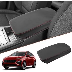 for 2019-2024 2025 Mazda 3 Mazda3 Center Console Cover 2023 2024 2025 Mazda3 Central Console Armrest Pad Mazda3 BP Seat Box Cover Automotive Car Center Console Soft Cushion (Black)