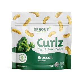 Sprout Curlz Baby Snacks 1.48 Ounce (Pack of 6)(Packaging May Vary)