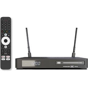 Dune HD Premier 4K Pro Android TV 11 | Media Player | Netflix in 4K D Vision & ATM-os | Mini PC | 4GB/32GB, HDD 2.5 Slot, AV1, Wi-Fi 6, 1Gbit, ISO DV P7 FEL MKV AFR | HDR10+ | DTS | Voice Control