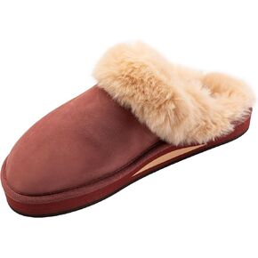 Rainbow Sandals Ladies Sunset Snugs - Premier Leather, Fleece Lined Slipper