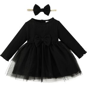 Toddler Baby Girl Dress Infant Girl Clothes Outfits Tulle Dresses Princess Wedding Dress for Baby Girls 3M to 3 Year in Kuwait