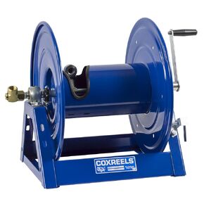 Coxreels 1125-5-50 Hand Crank Steel Hose Reel - 3,000 PSI - Holds 3/4" x 50' Length Hose - Perfect for Air Compressor, Garden, Pressure Washer, Electric Hoses (Hose Not Included) Made in USA