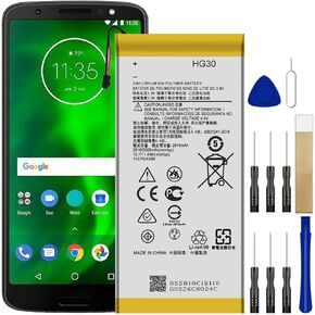 for Motorola Moto G6 XT1925-6 Replacement Battery HG30 (GB31241-2014) Free Adhesive Tool