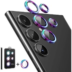 i-Blason Camera Lens Protector for Samsung Galaxy S23 Ultra, [9H Tempered Glass] Ultra-Thin Anti-Scratch Glass Camera Cover [Includes Easy Removal Tool] (Gold)