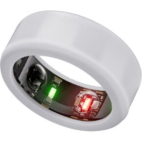 Ring Protector Compatible with Oura Ring, Silicone Scratch Elastic protection Cover for Oura Ring Gen 3 Working Out (Clear, S (6/7/8/9/10))