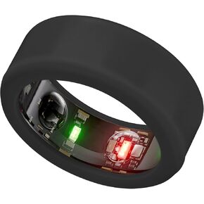 واقي الحلقة متوافق مع خاتم Oura، غطاء حماية مرن من السيليكون للخدش من أجل Oura Ring Gen 3 للتمرين (شفاف، S (6/7/8/9/10))
