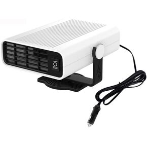 Portable Car Heater Defroster, 12V 120W Automobile Windscreen Fan Windshield Fast Heating & Cooling Vehicle Defogger Plug in Cigarette Lighter