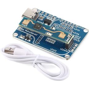 HLK-LD2410B Human Presence Radar Module Bluetooth Test Kit 24GHz LD2410 Smart Human Detection Sensor Module Board with Bluetooth Test Kit