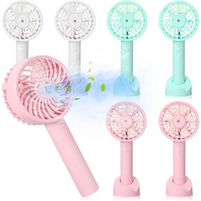 6 قطع من مروحة الرذاذ المحمولة المحمولة، مروحة صغيرة مع رذاذ الماء، 3 سرعات، مروحة رذاذ محمولة، مراوح شخصية قابلة لإعادة الشحن بالجملة، للتخييم في الأماكن المغلقة والسفر، البطارية غير متضمنة in Kuwait