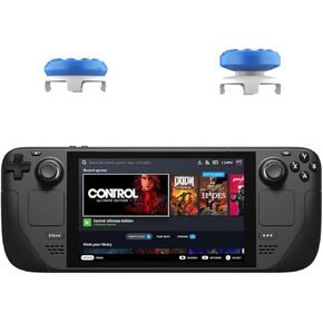 أغطية مقابض الإبهام لسطح البخار، موسع قبعات عصا التحكم 1 ارتفاع مرتفع و1 ارتفاع مقبض عصا الإبهام المقعرة متوسطة الارتفاع لزيادة الملحقات المضادة للانزلاق لسطح البخار OLED (أسود) in Kuwait