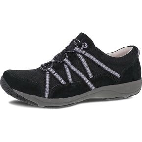 Dansko Harlyn Lightweight Sneaker for Women - Stain Resistant Leather and Nylon Uppers and Arch Support in Flexible Style
