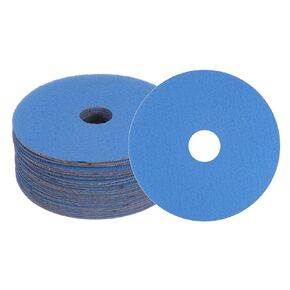 HARFINGTON 25PCS Zirconia Alumina Resin Fiber Grinding and Sanding Discs 4-1/2" x 7/8" 100 Grit Fiber Abrasive Discs for Grinding Polishing