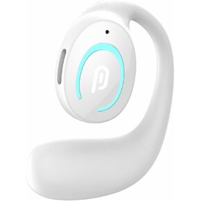 Open Ear Bluetooth 5.3 Headphones,Single Wireless Earbuds with Earhooks,Noise-Cancellation Stereo Sound 36 Hours Playtime Sports Earpiece for Running Workout(Black)