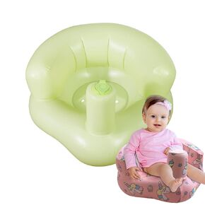 Inflatable Seat for Babies 3 Months and Up with Removable Cover,Built in Air Pump Baby Support Seat for Sitting Up (Dinosaur)