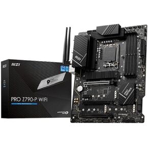MSI PRO Z790-P WiFi ProSeries Motherboard (Supports 12th/13th/14th Gen Intel Processors, LGA 1700, DDR5, PCIe 5.0, M.2, 2.5Gbps LAN, USB 3.2 Gen2, HDMI/DP, Wi-Fi 6E, Bluetooth 5.3, ATX) (Renewed)