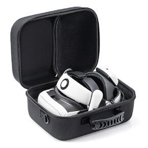 DEVASO Large Carrying Case for Meta Quest 3, Upgraded Hard Travel Case Compatible with Battery Head Strap, Controllers and Other Accessories, Superior Protection for Oculus Quest 3