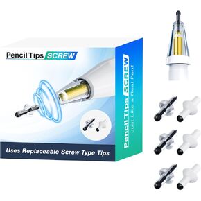 Our Tablet Pencil Tips Provide The Ultimate Pen and Paper Experience. We're Sure You'll be Amazed at Our Innovative tip Replacement! (Clear)