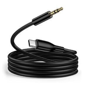Samsung S24 Ultra USB C to 3.5mm Headphone Jack Adapter 3FT Type C to 3.5mm Audio Aux Cord Male Car Stereo Cable for Samsung Galaxy A54 A15 5G A35 A25 Z Flip6 A14 S23 S22,iPhone 16 15,Pixel 9 Pro 8a 7