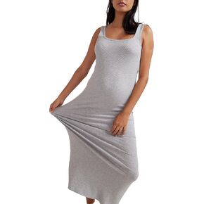 فستان الحمل الطويل من HATCH The Long Body Tank، فستان Bodycon متوسط ​​الطول للنساء