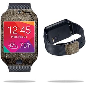 MightySkins Skin Compatible with Samsung Galaxy Gear 2 Neo Smart Watch Cover Skins Sticker Watch Cracked