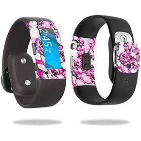 غلاف MightySkins متوافق مع غطاء Microsoft Band 2 وساعة الفراشة Love
