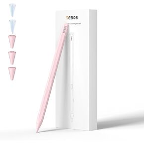 قلم ستايلس لجهاز iPad، قلم iPad لشحن 10 دقائق، عمر بطارية 20 ساعة قلم Apple iPad، قلم Apple الجيل الأول/الثاني، iPencil 9th&10، رفض راحة اليد، حساسية الإمالة، لجهاز iPad 2018-2023 (أسود)