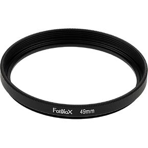 Fotodiox Metal Spacing Ring, Anodized Black 49-49mm