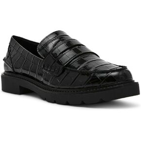 Anne Klein Womens Eryn Padded Insole Patent Loafers