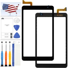 for BLU M8L 2022 Screen Replaceent 8.0 inch for BLU M8L 2022 M0220WW Touch Screen Digitizer Front Glass Panel Repair Kit(Not Display LCD)