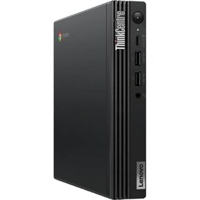 Lenovo ThinkCentre M60q Chromebox Tiny Desktop Computer, Intel Celeron 7305 1.1GHz, 4GB RAM, 64GB eMMC, Chrome OS, Black