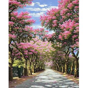 Mountain Paint by Number for Adults-Landscape Paint by Numbers for Adults Beginner,Mountains Paint by Numbers for Gift Home Wall Decor(Mountain,16x20 inch)