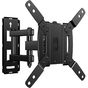 SANUS Full Motion TV Mount - Single Stud 19 to 40 inch TV Wall Mount Tilts, Extends & Swivels - Easy DIY Install Includes All Hardware & Post Install Leveling - Great for Corners
