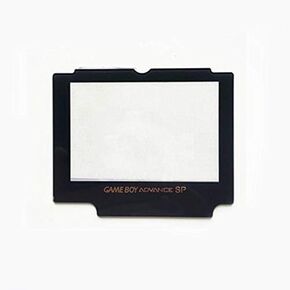 Glass Panel Screen Lens with Adhesive for Game Boy Advance SP GBA SP System Replacement