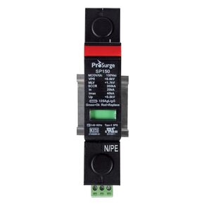 Automation Systems Interconnect ASISP150-1P UL 1449 4th Ed. DIN Rail Mounted Surge Protection Device, Screw Clamp Terminals, 1 Pole, 120 Vac, Pluggable MOV Module