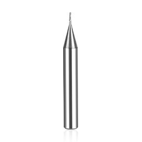 SpeTool O Flute Spiral Router Bit 1/4 Inch Shank 1/32 Inch Cutting Diameter, Upcut CNC Router Bits, Single Flute Solid Carbide End Mill for Aluminum Acrylic Metal Milling Cutter