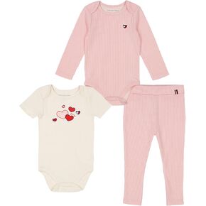 Tommy Hilfiger baby-girls 2pc Creeper and Pant Set