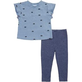 Splendid baby-girls Bow Ruffle Tee Set