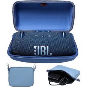 XANAD Hard Case for JBL Xtreme 4 / Xtreme 3 / Xtreme 2 Portable Waterproof Wireless Bluetooth Speaker - Travel Protective Carrying Storage Bag (Black)