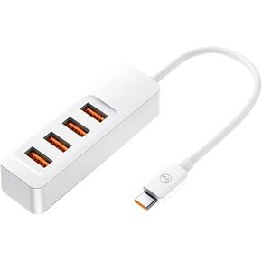 USB C Hub, USB Type C to USB 3.0 Hub with 4 Port USB 3.0, Data Transmission Hub 5Gbps, Compatible with MacBook Pro, iPad Pro, MacBook Air, Dell XPS, Surface Book etc.