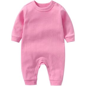 Unisex Baby Outfit, Newborn Hospital Outfit, Infant Girl Clothes, Long Sleeve 100% Cotton Baby Clothes Jumpsuit