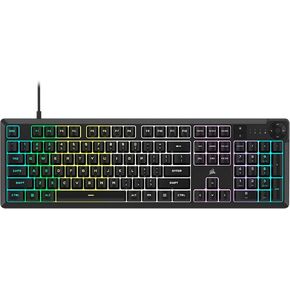 Corsair K55 RGB PRO Membrane Wired Gaming Keyboard – IP42 Dust and Spill-Resistant – 6 Macro Keys with Elgato Integration – iCUE Compatible – QWERTY NA – PC, Mac, Xbox – Black in Saudi Arabia