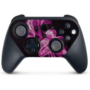 MightySkins Skin Compatible with Amazon Luna Controller - Pink Flames | Protective, Durable, and Unique Vinyl Decal wrap Cover | Easy to Apply, Remove, and Change Styles | Made in The USA