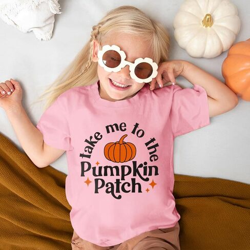 Halloween Shirts Toddler Baby Boy Girl Pumpkin T-Shirt Short Sleeve Tops Take me to The Pumpkin Patch Tees Clothes in Saudi Arabia
