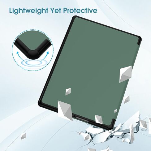 Arae Case for Kindle Paperwhite 11th Generation and Signature Edition 2021 Released, Ultra Slim Trifold PU Leather Smart Cover with Auto Sleep and Wake, Premium Protective Case,Black in Kuwait